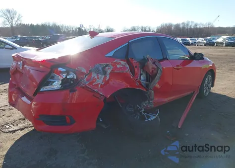 2018 Honda Civic Ex-L z USA, uszkodzony, nr VIN 2HGFC1F79JH644722